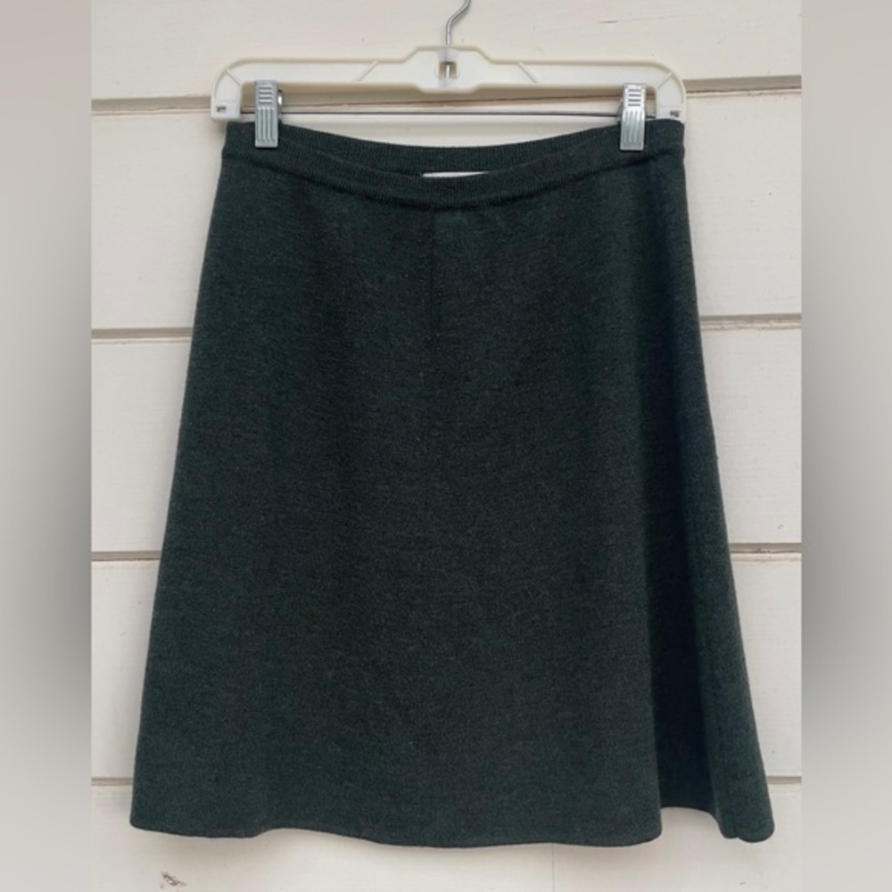 Vintage Forest Green Wool Skirt‎ Roberto Vianni for Neiman Marcus